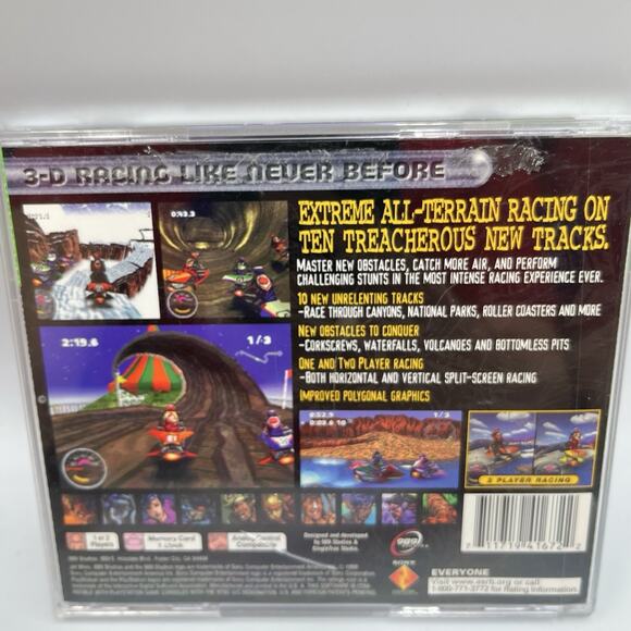 Jet Moto 2 (Greatest Hits) PS1 - Tested, CIB & Free Ship! - Picture 6 of 6